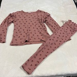 Zara ribbed set girls size 2/3T